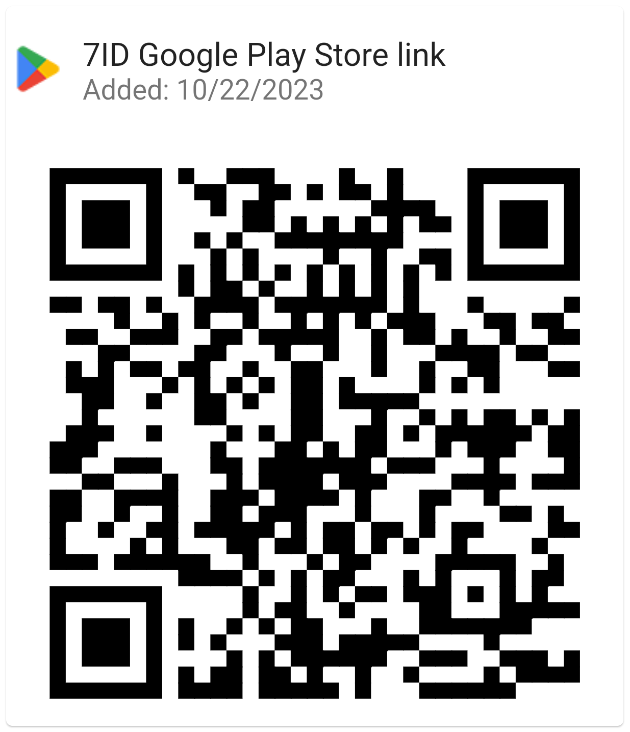 Download 7ID fra Google Play