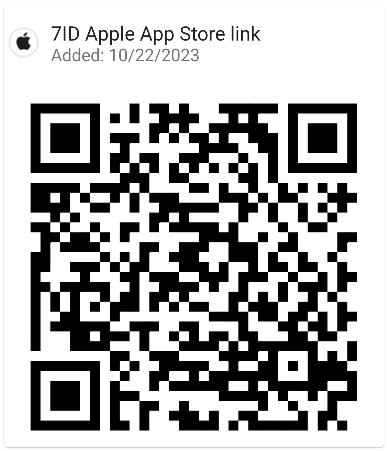 Download 7ID from Apple App Store