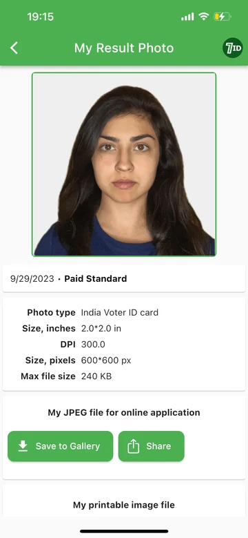 7ID: Get India Voter ID Photo in a few seconds