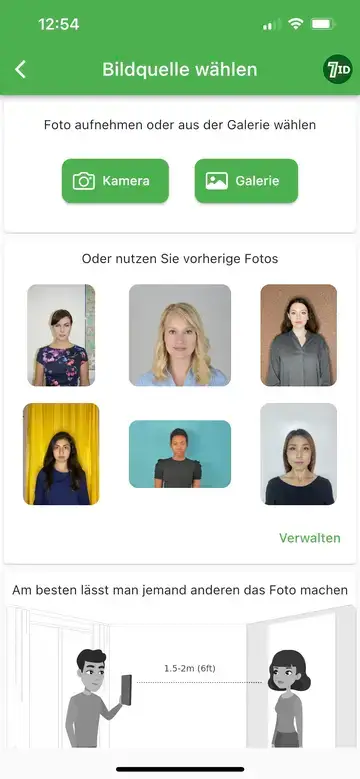 7ID App: German Passport Photo Maker