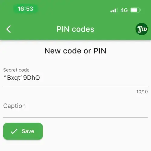 Strong Password Generator and Storage App