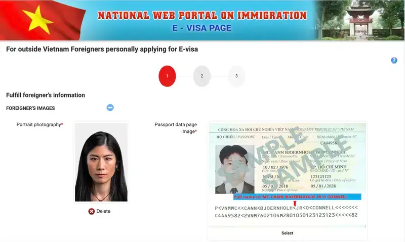 How to Attach a Photo to a Vietnam e-Visa Application?